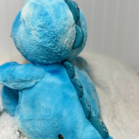FAO Schwarz Plush Blue T-Rex Dinosaur -  12" Super Soft Dino Stuffed Animal - Picture 3 of 7